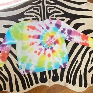 Rainbow handmade Tie Dye Sweatshirt